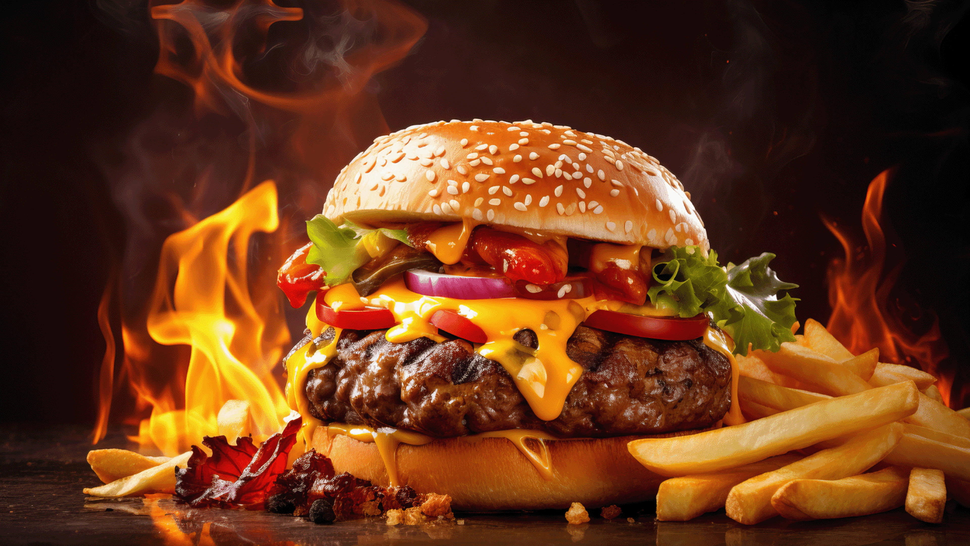 Burning Burger